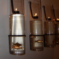 Kerzenhalter Goldfischglas